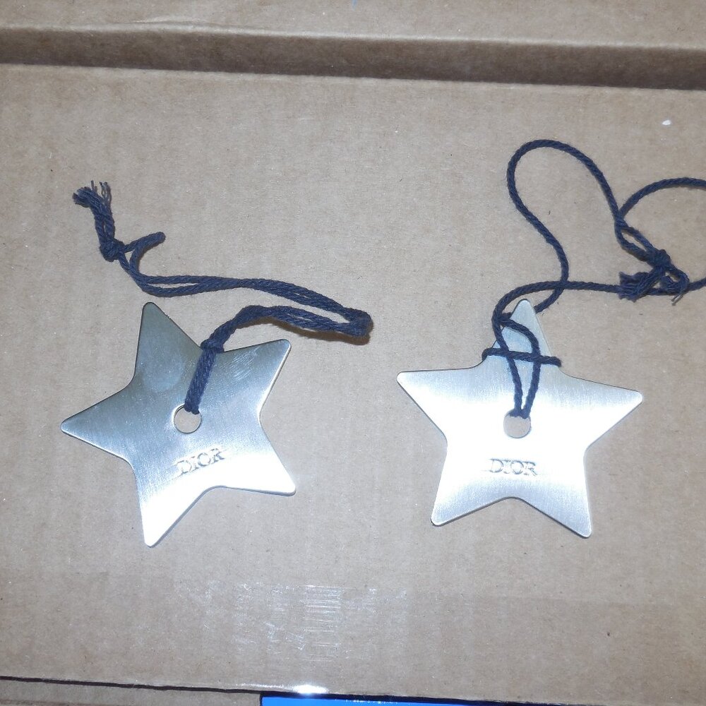 2 Authentic DIOR Dior Stars Stainless Steel